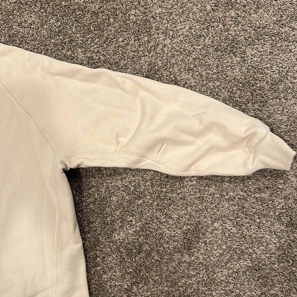 FREE PEOPLE Movement A Cut Above Heavyweight Crewneck Sweatshirt With Pockets - Picture 11 of 11